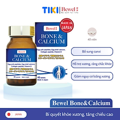 Thực phẩm chức năng Chăm sóc toàn diện cho Xương thương hiệu Waki Pharma - Bewel Bone & Calcium