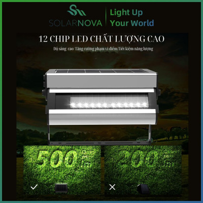 Đèn tường ngoài trời SOLARNOVA chạy bằng năng lượng mặt trời, chống nước bên ngoài từ hoàng hôn đến bình minh với cảm biến chuyển động. Sản phẩm bao gồm 2 chế độ chiếu sáng. Đèn tường ngoài không dây hiện đại cho sân nhà