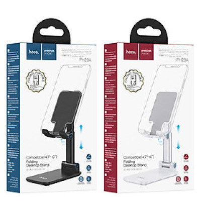 Giá đỡ điện thoại và máy tính bảng 4,7-10 inch, gấp gọn, hợp kim nhôm PH29A - Hàng nhập khẩu