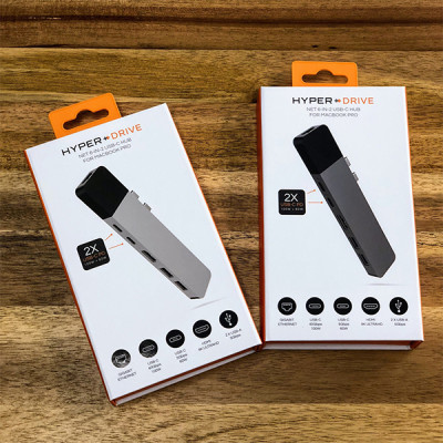 Cổng chuyển Hyper HyperDrive NET 6 in 2 USB-C Hub dành cho Macbook Pro 13" 15" 2016/2017/2018 - Hàng chính hãng