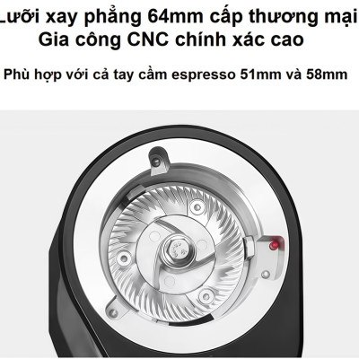 Máy xay cà phê chuyên nghiệp thương hiệu cao cấp Shardor BD-CG301 - Công suất 260W - Hàng nhập khẩu (BH 1 NĂM)