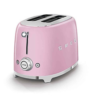 Máy nướng bánh mì SMEG TSF01PKEU màu hồng Hàng chính hãng