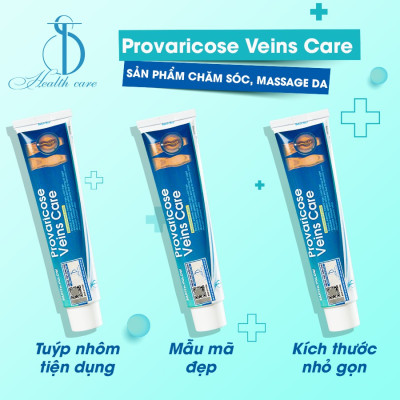 COMBO 10 Tuýp Provaricose veins care - Hỗ trợ cải thiện giãn tĩnh mạch, viêm khớp cấp và mãn tính, bầm tím do va chạm cơ học - Chính Hãng Earthlyglow (65g)