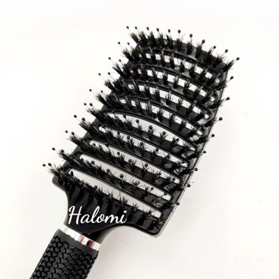 Lược bán nguyệt gỡ rối tạo phồng tóc, lược sấy tạo kiểu tóc cỡ lớn chuyên dùng làm tóc