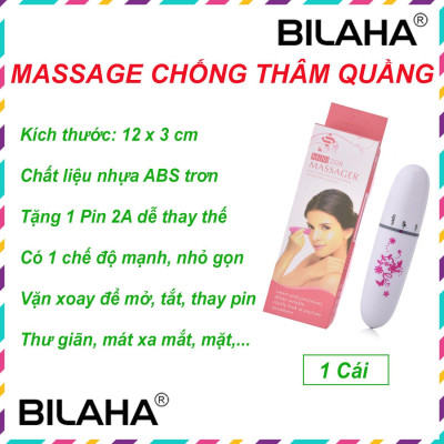 Máy Massage Mắt Mini Cầm Tay, Giảm Thâm Và Bọng Mắt, Tặng Kèm Pin AA (Xả Kho) (Hàng Chính Hãng)