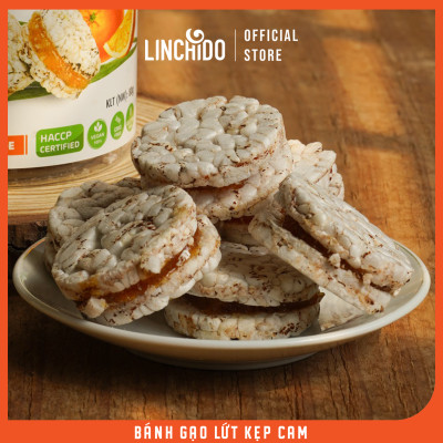 Bánh Gạo Lứt Kẹp Cam - Đặc Sản Đồng Tháp - Hủ 150 Gram