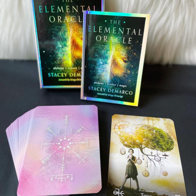 {Kèm quà tặng} Bộ bài oracle Elemental Oracle