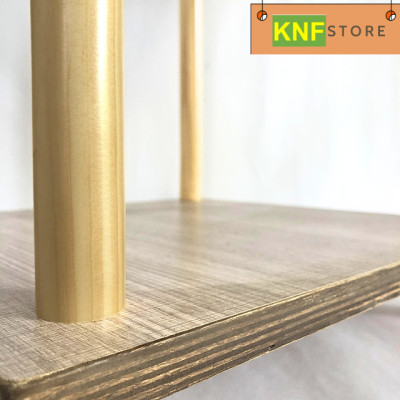 Kệ đầu giường ngủ,kệ trang trí decor chống nước bằng gỗ nhập khẩu từ KNF,mẫu mới 2023