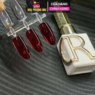 Sơn Thạch Đỏ Rượu Vang CR Số 10 Chai 15ml Cao Cấp Dirse Đỏ Vang Rực Rỡ Làm Nail Không Quá Đặc, Lên Màu Chuẩn Nữ