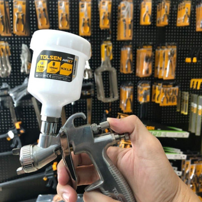 MÁY PHUN SƠN MINI HVLP 200ml, 600ml TOLSEN 73160, 73170 - HÀNG CHÍNH HÃNG