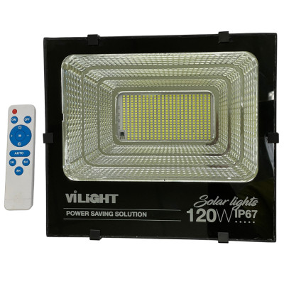 Đèn pha năng lượng mặt trời 120W Vi-Light VLFL120MT1 Chip LED Bridgelux USA