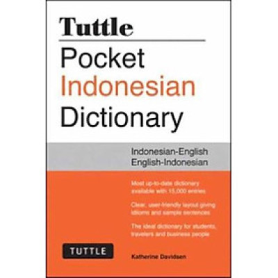 Sách - Tuttle Pocket Indonesian Dictionary : Indonesian-English English-In by Katherine Davidsen (US edition, paperback)