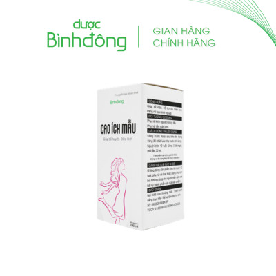 Bình Đông Cao Ích Mẫu - giúp giảm đau bụng kinh, điều hòa kinh nguyệt chai 280ml