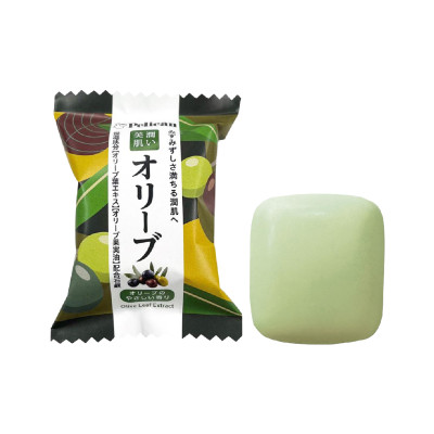 Xà Phòng Cấp Ẩm Và Dưỡng Mịn Da Olive Pelican Family Soap Olive 80 G