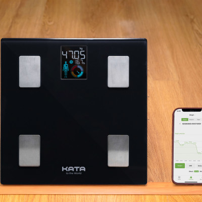 Cân sức khỏe thông minh KATA CS20M Full Tiếng Việt cân đo, theo dõi chỉ số sức khỏe của cả gia đình,trẻ nhỏ