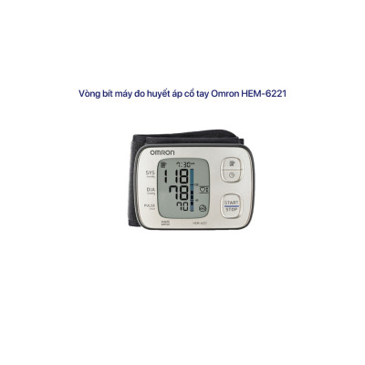 Vòng bít máy đo huyết áp cổ tay Omron HEM-6221