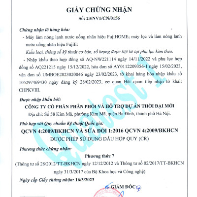 Cây nước nóng lạnh bình âm Fujihome , máy nước uống nóng lạnh bình hút tự ngắt tiết kiệm điện- Hàng chính hãng