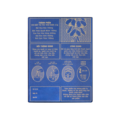 Combo 2 Sản Phẩm Trà Định Áp Thảo Dược và Trà Dưỡng Tâm An Thần 