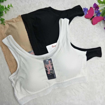 COMBO 3 ÁO BRA THUN LỤA FREE SIZE DƯỚI 55KG 017