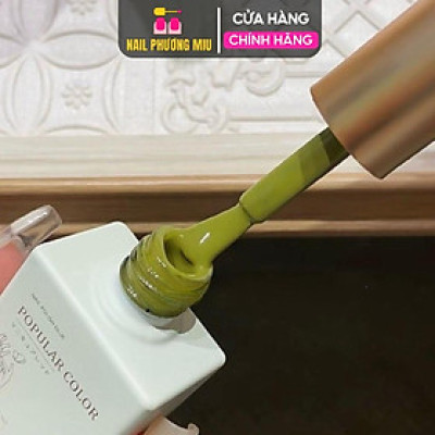 Sơn Gel Lẻ Màu Xanh Bơ XEIJAYI Popular Color Làm Nail, Sơn Xanh Mùa Hè Cao Cấp Chai 15ml Cỏ Úa Bền Màu Nữ Women