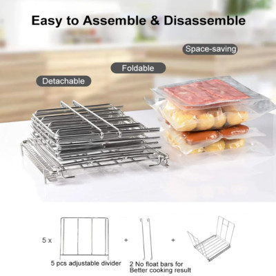 Máy nấu chậm Sous Vide BioloMix SV-1900 IPX7 thế hệ thứ 3 1200W - Hàng Nhập Khẩu