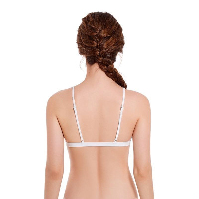 Áo Lót Không Gọng Đệm Mỏng Cài Trước Cúp Tam Giác Với 3 Lớp Vải AL29