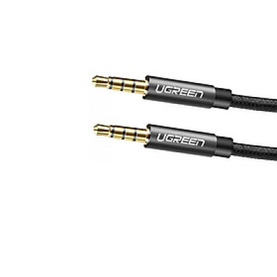 Cáp âm thanh 2 đầu 3.5m 1.5m Vỏ nhôm dây dù Ugreen T183CA20497AV - Hàng chính hãng