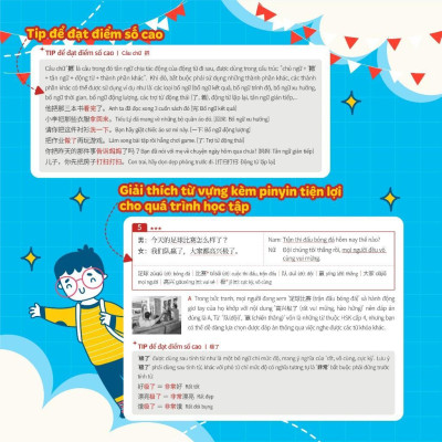 Sách - Chinh Phục Đề Thi HSK 3 - Kèm Giải Thích Ngữ Pháp Chi Tiết - Megabook