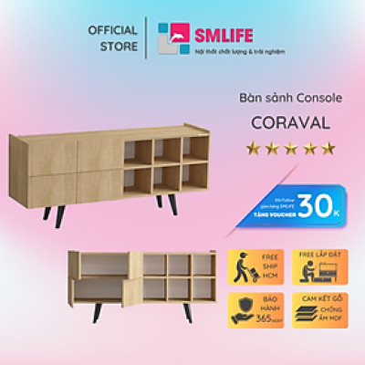 Bàn sảnh ra vào gỗ hiện đại SMLIFE Coraval