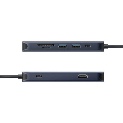 HUB chuyển đổi HyperDrive Next 8 in 1 PORT USB-C cho Macbook/ Laptop – Truyền tải dữ liệu nhanh HD4004GL - Hàng Chính Hãng