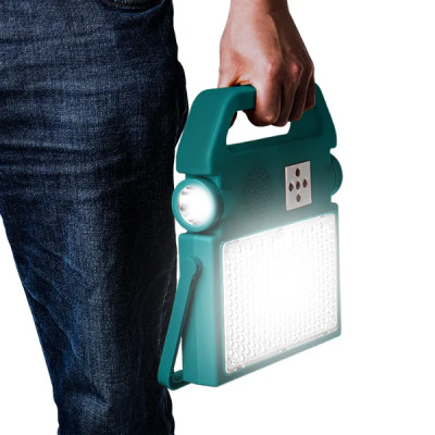 ĐÈN SOLAR LIGHT 100W NĂNG LƯỢNG MẶT TRỜI 54620 AKKO STAR   - HÀNG CHÍNH HÃNG