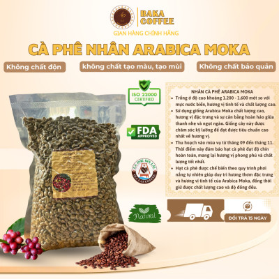 Cà Phê Nhân Arabica Moka (Bì 1kg)