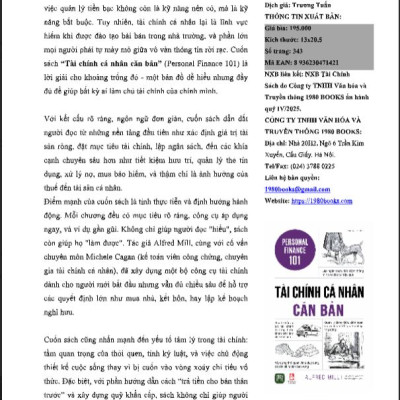 Sách Tài chính cá nhân căn bản - 1980Books