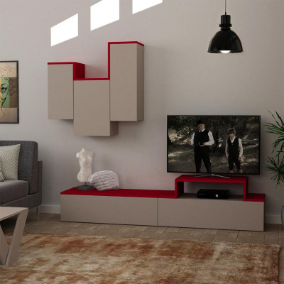 Kệ TV phòng ngủ gia đình gỗ công nghiệp SMLIFE Tahani