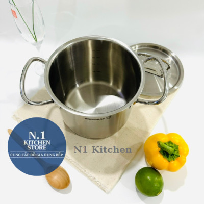 Nồi inox cao cấp Korkmaz Proline 2.7 lít thân cao - A1164 - Hàng Chính Hãng