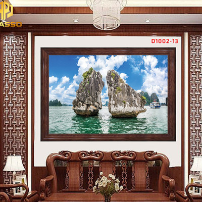 Tranh kính Phong cảnh thiên nhiên D1002 01 (được chọn mẫu)