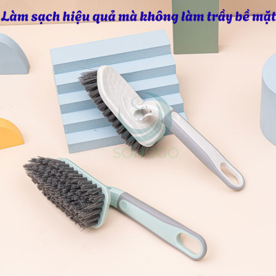 Bàn chải đa năng tay cầm tiện lợi  -Bàn chải chà sàn – chà tường – vệ sinh giày dép đa năng - Bàn chải cọ góc – làm sạch mạnh mẽ mọi bề mặt