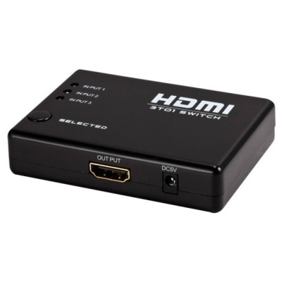 Bộ gộp HDMI 3 vào 1 ra - Gộp HDMI 3 ra 1 - Hàng Nhập Khẩu