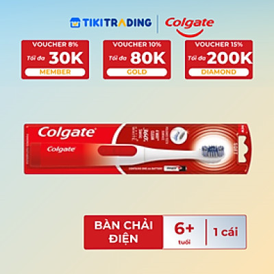 Bàn chải điện Colgate Sonic Optic White trắng sáng sóng âm