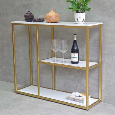 Bàn console POSY khung sắt mặt đá Juno sofa CSTCT043 100x30x85cm nhiều màu lựa chọn 