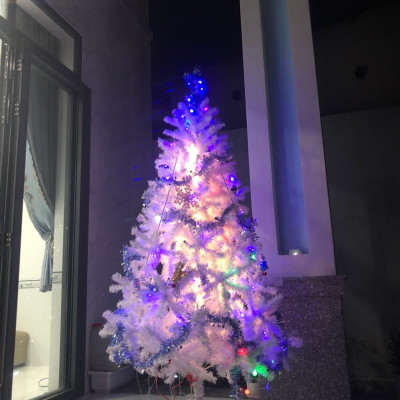 Cây thông noel màu trắng 2m4 - Tán dày và đẹp, cây thông chắc chắn và dể tháo lắp