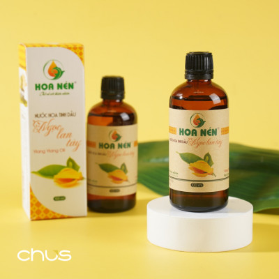 Chai Xịt nước hoa tinh dầu Ngọc lan tây 100ml - Hoa Nén -Làm thơm, kháng khuẩn, thư giãn