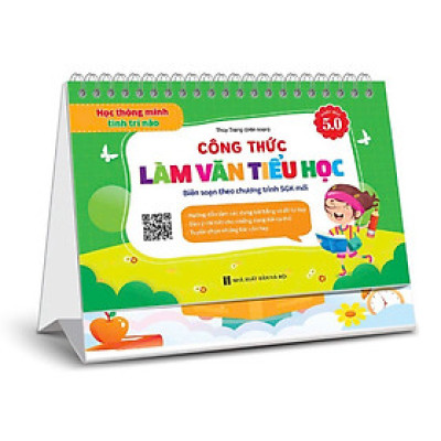 Sách - Bộ Lịch - Tổng Hợp Kiến Thức Tiếng Anh, Công Thức Giải Nhanh Toán và Làm Văn Tiểu Học (Phiên Bản 5.0)