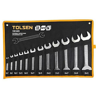 Bộ Chìa Khóa Miệng - Miệng Tolsen 15165 (12 Món) - Đen