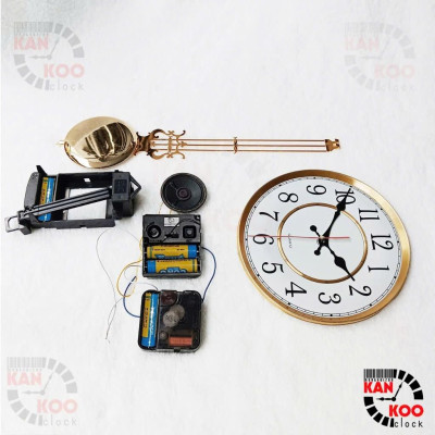 [COMBO 06] 7 món linh kiện lắp đồng hồ treo tường, đồng hồ gỗ lũa, DIY