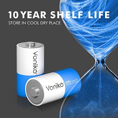 Vỉ 2 Pin Kiềm D 1.5V - Voniko