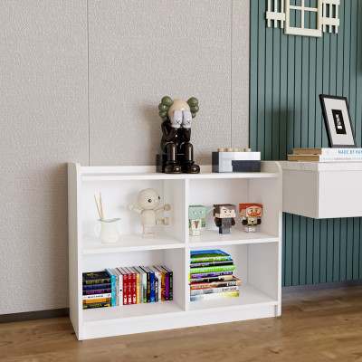 [Happy Home Furniture] KID, Kệ lưu trữ 4 ngăn cho trẻ em, 90cm x 32cm x 70cm ( DxRxC), TLT_006