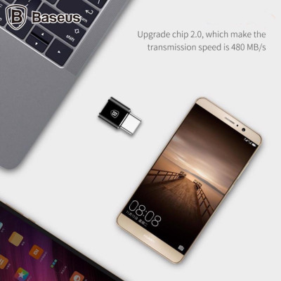 Đầu chuyển OTG USB Type C sang USB Full size Baseus LV106 (CATJQ-B01)- Hàng chính hãng.