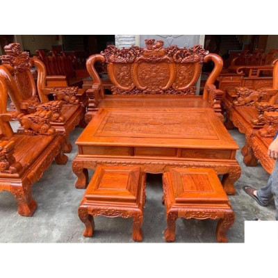 Bộ Bàn Ghế Nghê Phượng Gỗ Lim