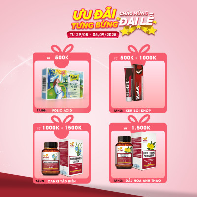 Bộ Sản Phẩm Tăng Chiều Cao: Viên uống Canxi hữu cơ New Zealand Nutri Seaweed Calcium 60 Viên và GO MULTI TEEN EVERYDAY